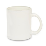 Glass sublimation mug - white
