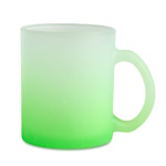 Frosted glass sublimation mug