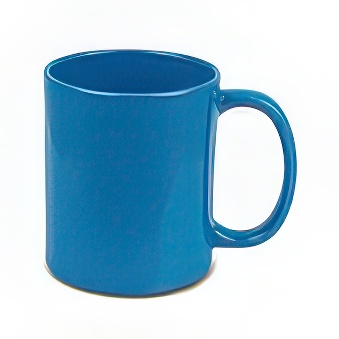 Coloured Sublimation Mug, blue, 330 ml