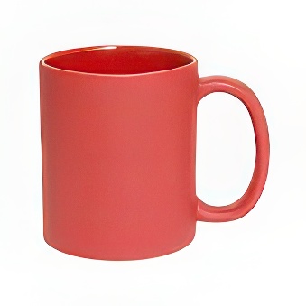 Coloured Sublimation Mug, red, 330 ml