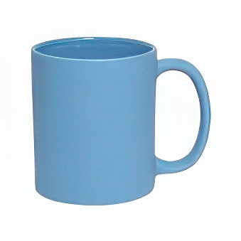 Coloured Sublimation Mug, light blue, 330 ml