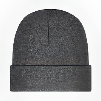 Winter cap, grey melange, 126 g/m2