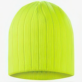 Winter cap, yellow neon, 740 g/m2