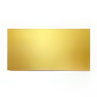 Matte aluminium plate for engraving, black gold