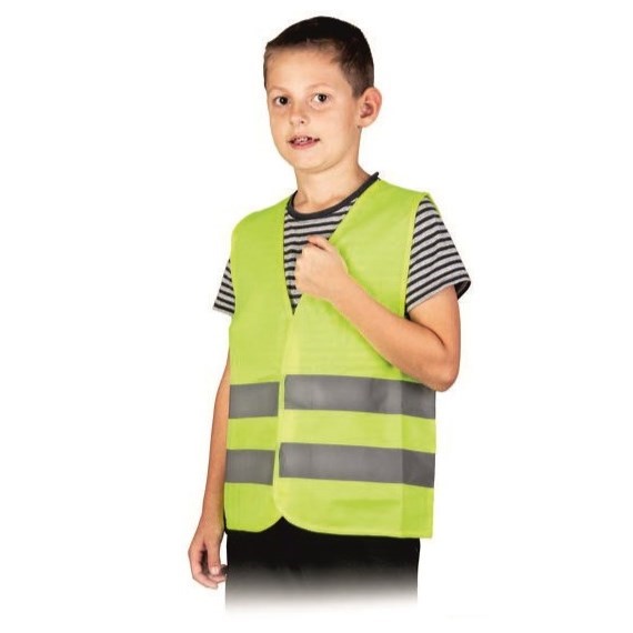 Kids Yellow Hi-vis Reflective Vest for Printing