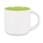Wide mug for sublimation with colour inside