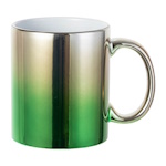 Two-tones glossy metallic sublimation mug