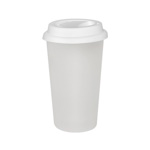 Thermo Frosted Glass Mug with Lid for Sublimation and Engraving