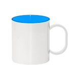 Plastic unbreakable mug for sublimation overprint