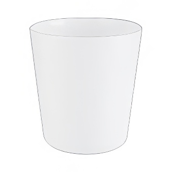 Kubek plastikowy do sublimacji i graweru, nietłukący, bez ucha biały, 240 ml