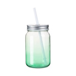 Glass, gradient sublimation Mason Jar mug 