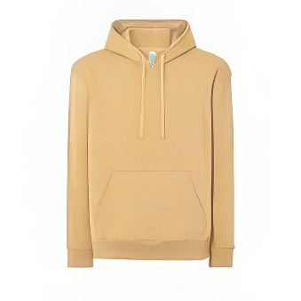 Men&rsquo;s hoody sweatshirt for printing Colour: dark beige Size: S