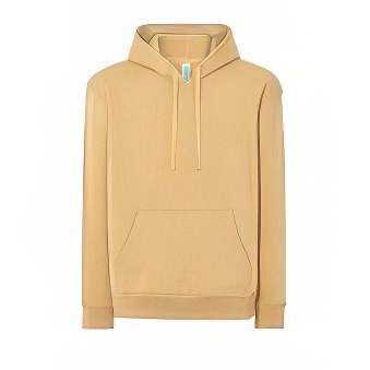 Men&rsquo;s hoody sweatshirt for printing Colour: dark beige Size: 2XL