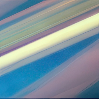 Flex film Chameleon glow in the dark for DTF printing, blue, 110 &micro;m