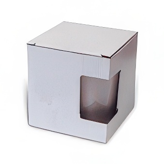 DTF Printing Latte Mug Box with Window - 10 Pieces