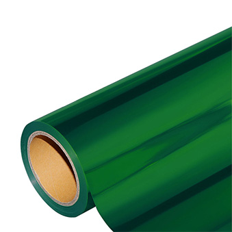 Flex film metallic, green