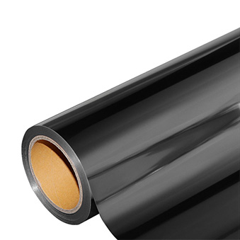 Flex film metallic for DTF printing, charcoal, 70 µm