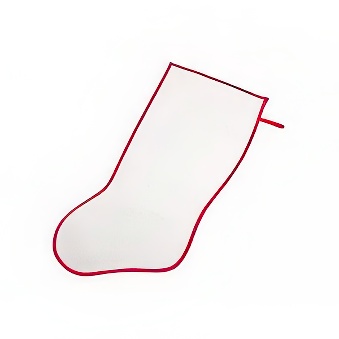 Christmas sock for sublimation 21x45 cm