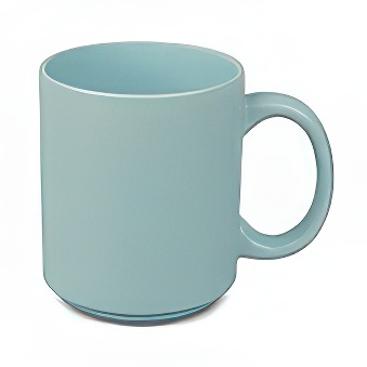 Stackable Coloured Sublimation Mug, blue