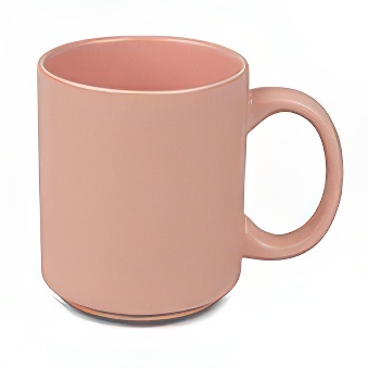 Stackable Coloured Sublimation Mug, pink