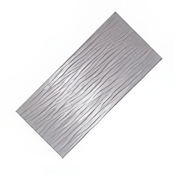 Aluminium Sheet for Heat Transfer, Sublimation, DTF Printing and Engraving - Silver Brushed, 600 x 300 mm