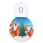 Bauble with led backlight for sublimation printing - round