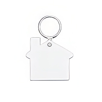 Brelok MDF do sublimacji i graweru - domek, 5,2 x 5,7 cm