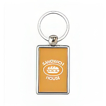 Metal Keychain Blanks with a 25×40 mm Printing Area - DIY Keyring Components