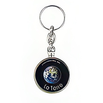 Metal Keychain Blanks with a 33 mm Printing Area - DIY Keyring Components