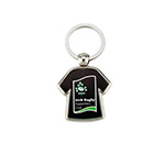 Metal double-sided keychain with graphics
