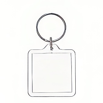 Manually Assembled Acrylic Keychain