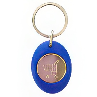 Manually Assembled Acrylic Keychain with Token