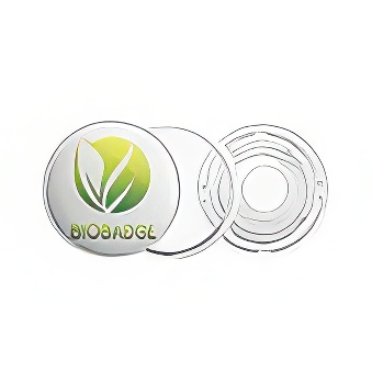Elements for making badges with a secure clasp - biodegradable 56 mm
