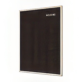 Information letter board with a light wooden frame 40x60 cm