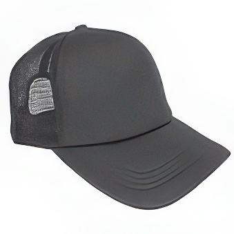 Trucker Cap with White Front and Mesh Back for Solvent Printing