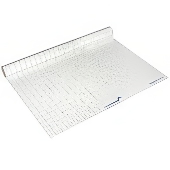 Magic Chart fully gridded - self-adhesive, not dry-wipe flipchart film with marker 60x80 cm