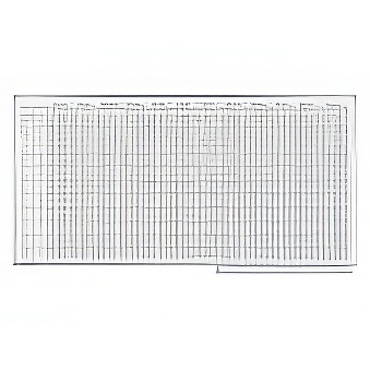 Tablica suchościeralna magnetyczna do planowania roku Professional, emaliowana, 100 x 150 cm