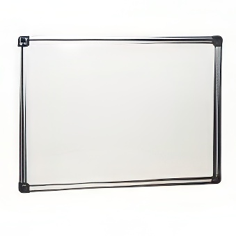 Tablica suchościeralna magnetyczna biała w aluminiowej ramie, 120 x 150 cm