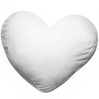 Heart-shaped pillowcase filling for Flex and Flock Vinyl Printing