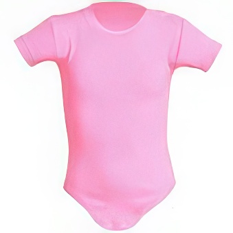 Baby body pink for printing 12m