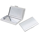 Business card case metallic