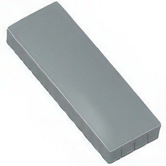 Grey Rectangular Office Magnets