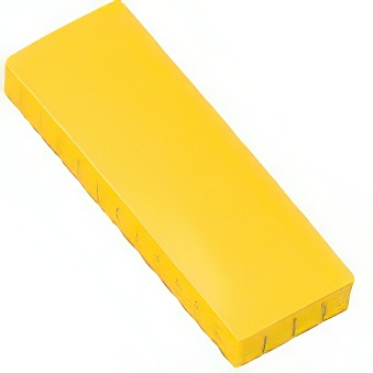 Yellow rectangular Office Magnets