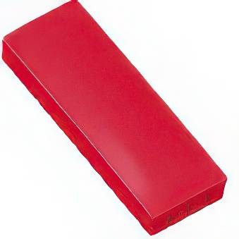 Red rectangular Office Magnets