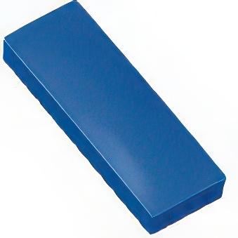 Blue rectangular Office Magnets