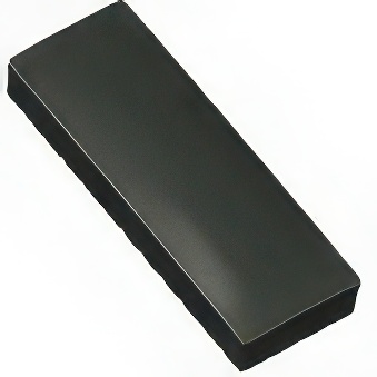 Black rectangular Office Magnets