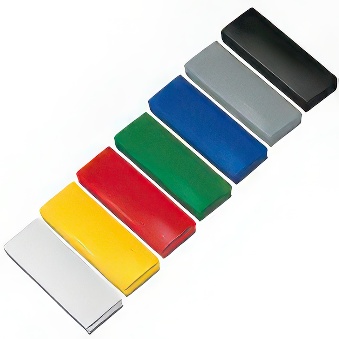 Colorful rectangular office magnets
