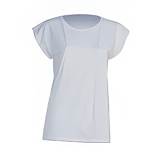 T-shirt Tobago for printing Colour: white Size: L