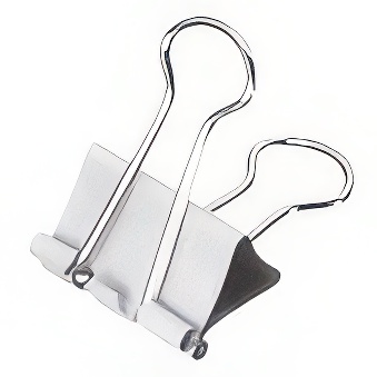 Archive Clip for Documents, white, 1,9 cm