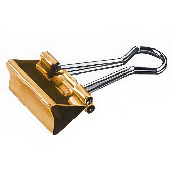 Archive Clip for Documents, gold, 1,9 cm